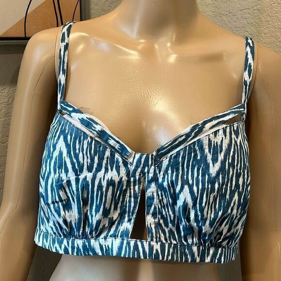 NWT Anthropologie Pilcro striped crop top - Picture 1 of 3